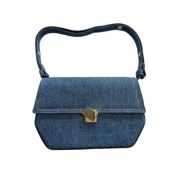 Closed Bag One Medium in Blue - Picture 1 of 9
